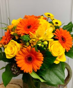 Blumen als Strauß gelb orange