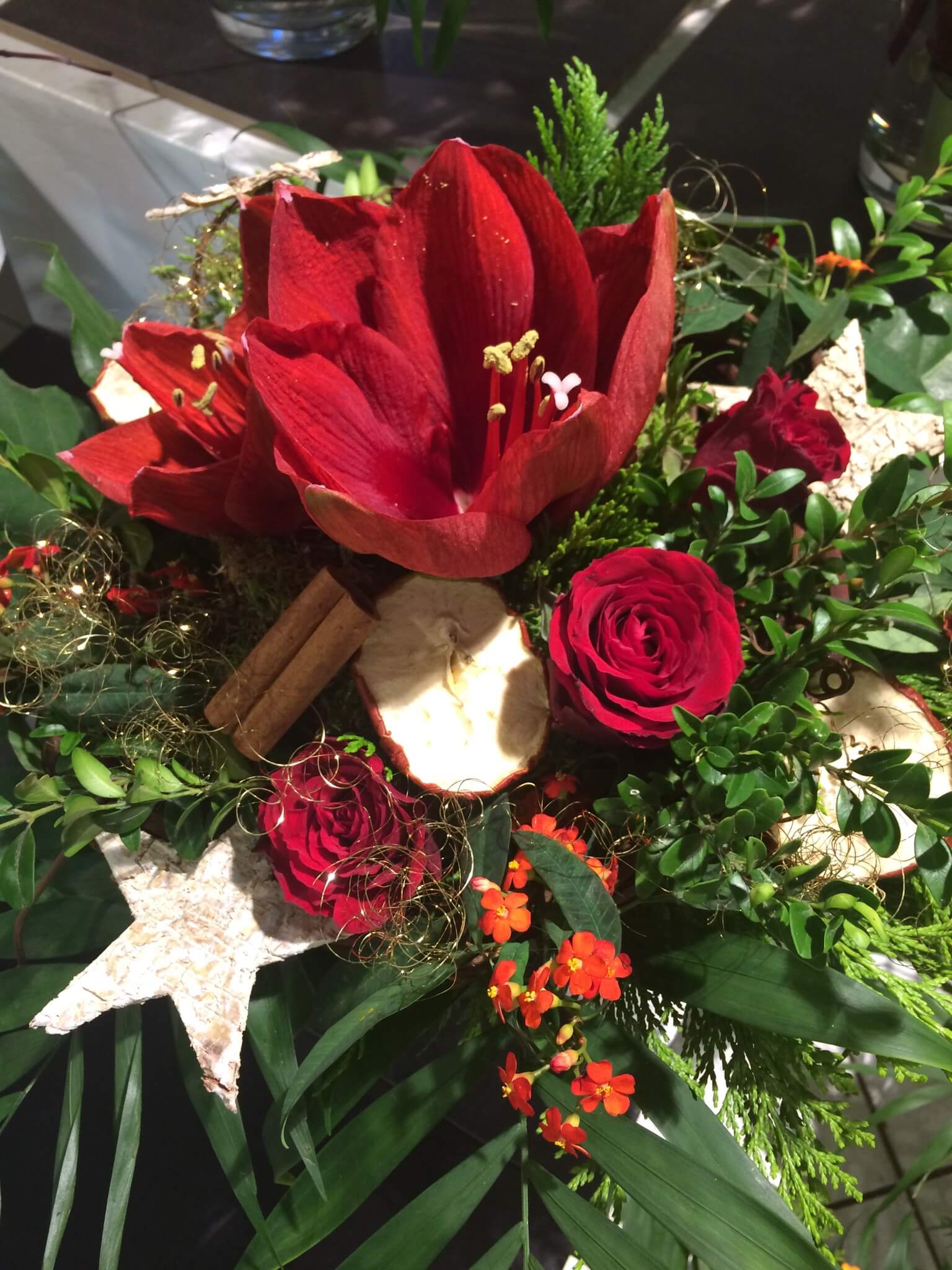 Strauß Amaryllis in rot