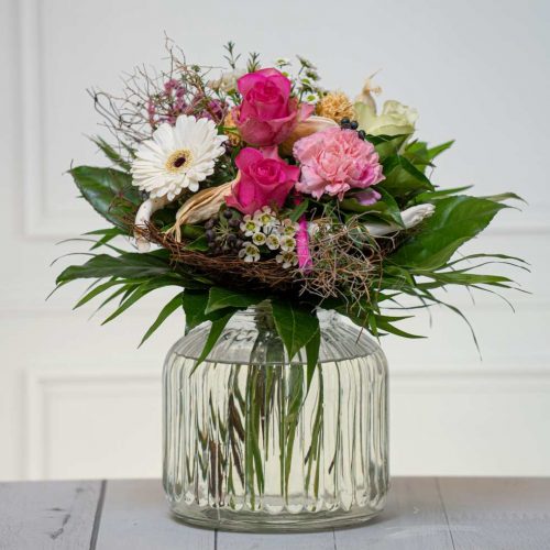 Blumenstrauß kleiner Minigarten