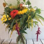 Blumenstrauß Sommergarten mit Sonnenblumen