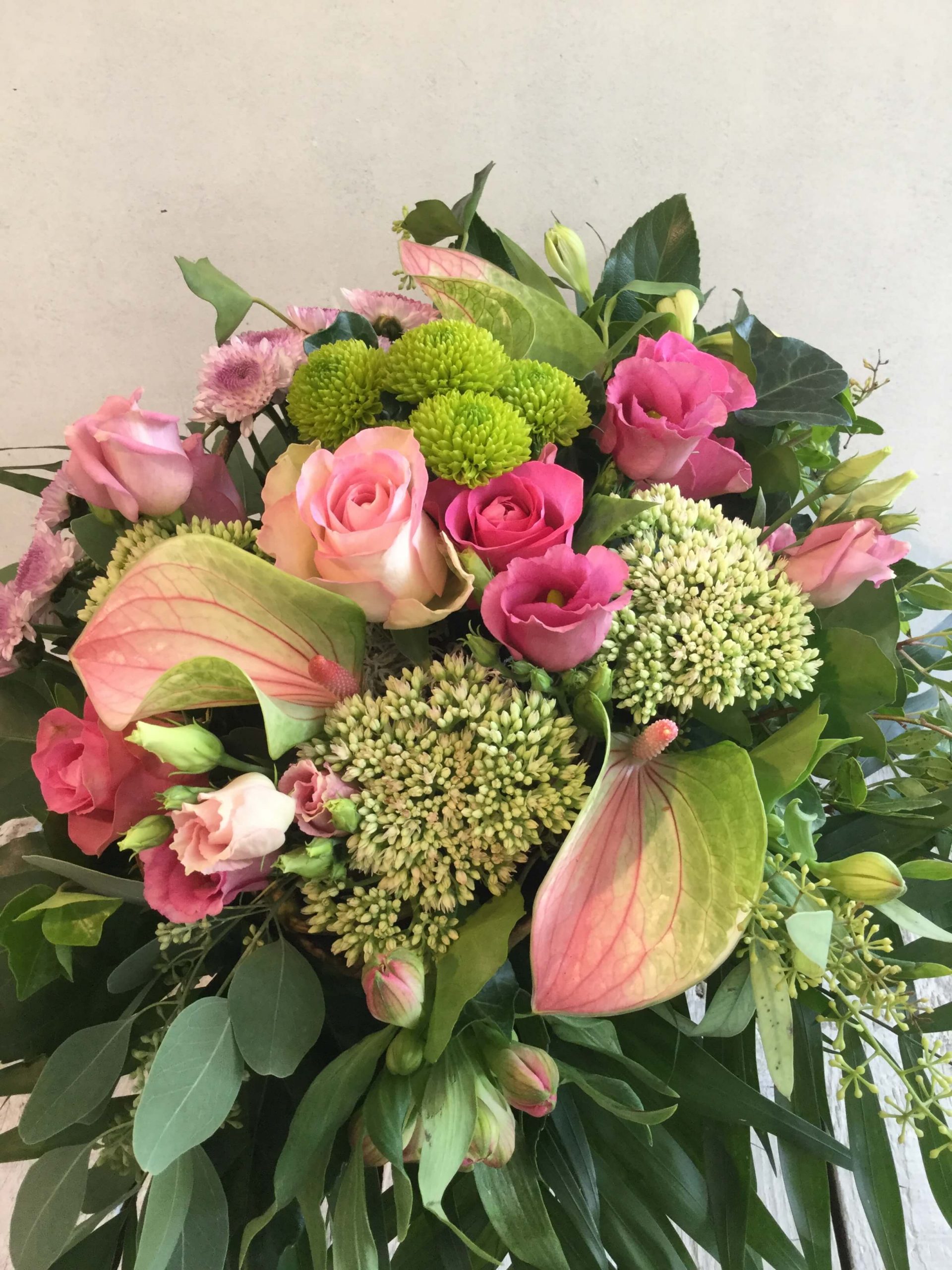 Strauß Sweet Elegance in pink mit Rosen