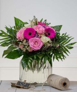 rosa Blumenstrauß als kleine Überraschung