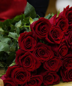 Strauß rote Rosen