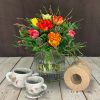Blumenstrauß bunte Tulpen