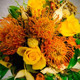 Nadelkissen Proteen Blumen zum eintrocken