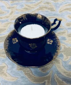 Tasse mit Kerzensand Wachsgranulat