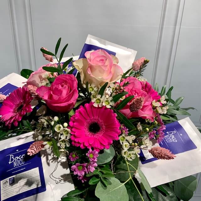 Dresdner Kaffeestrauß - rosa und pink – Bild 2