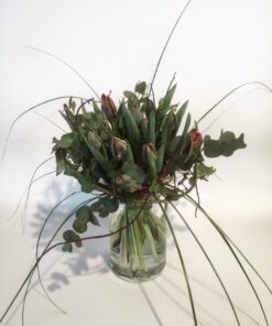 Tulpen als Strauß gebunden vom Floristen