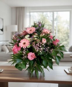 rosa Blumenstrauß
