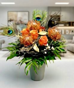 Blumenstrauß tropische Grüße