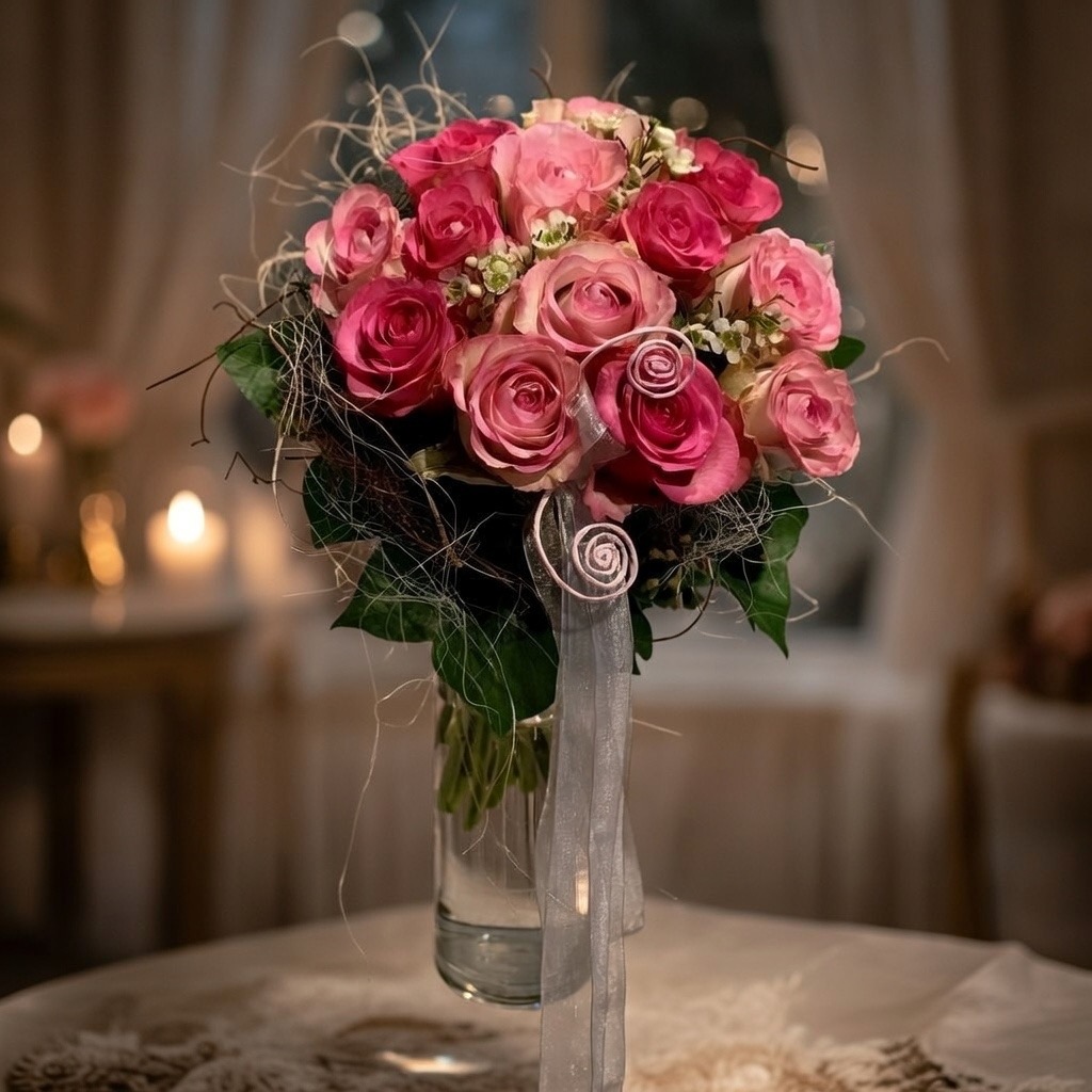 Überraschungsstrauß rosa – Bild 5